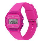 Ice Digit Retro Watch with Pink Dial and Pink Strap 022887