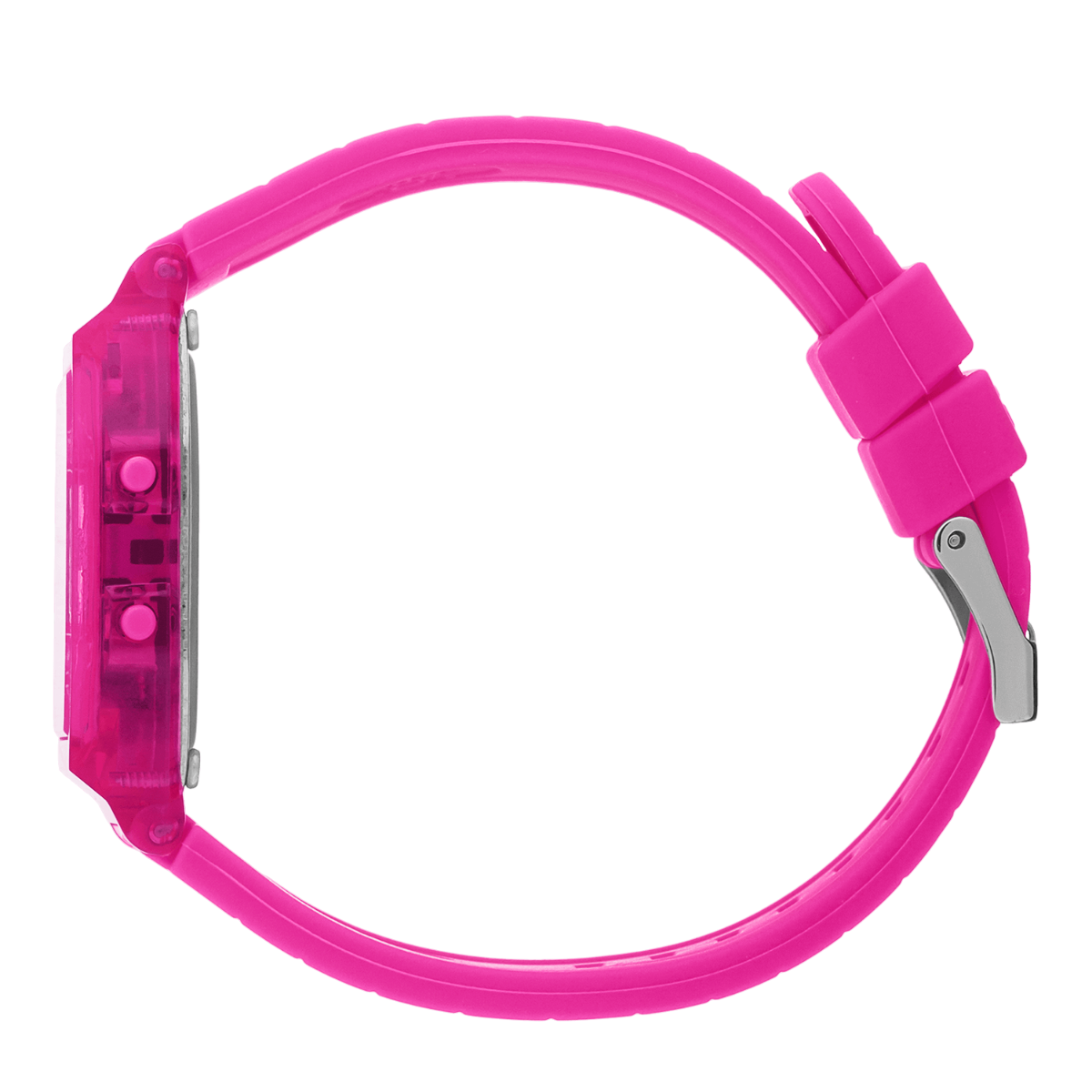 Ice Digit Retro Watch with Pink Dial and Pink Strap 022887