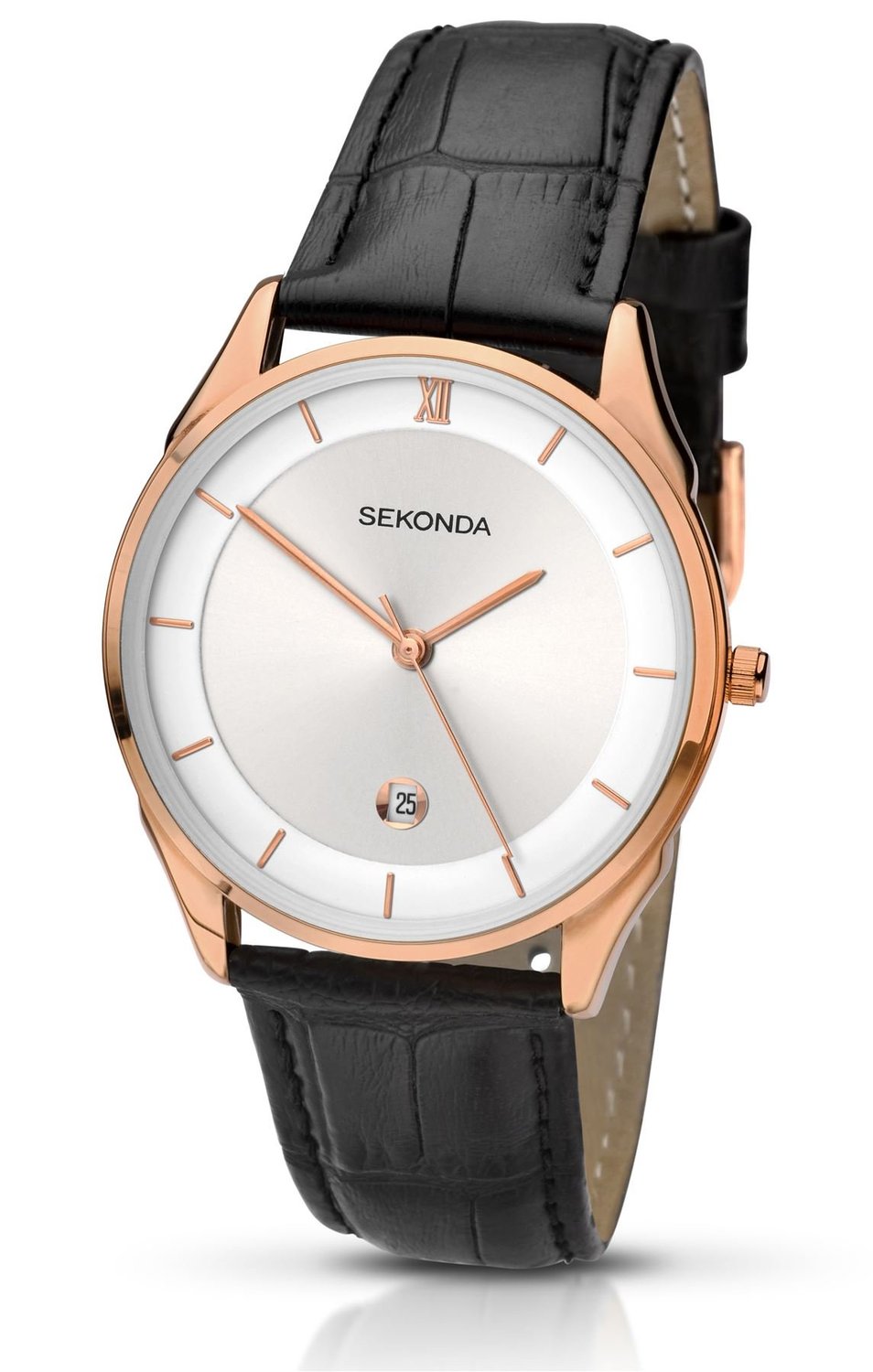 Sekonda Gent's Watch with Silver and White Dial with Date Window 1004