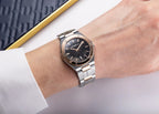 Herbelin Cap Camarat Ladies Watch with Black Dial and Two Tone Bracelet 14545BTR49