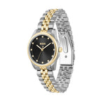 Boss Graceful Precious Ladies Watch with Black Dial and Two Tone Strap 1502811