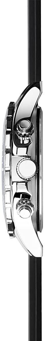 Sekonda Mens Chronograph Watch with Black Silicone Strap 1708