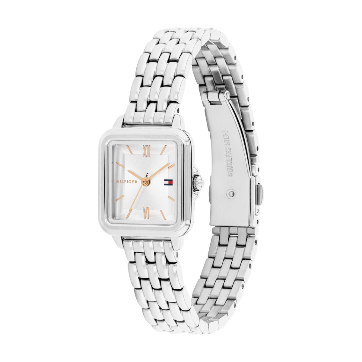 Tommy Hilfiger Mia Ladies Watch with Silver Dial and Silver Strap 1782830