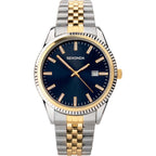 Sekonda Mens Watch with Blue Dial and Town Tone Bracelet 1869