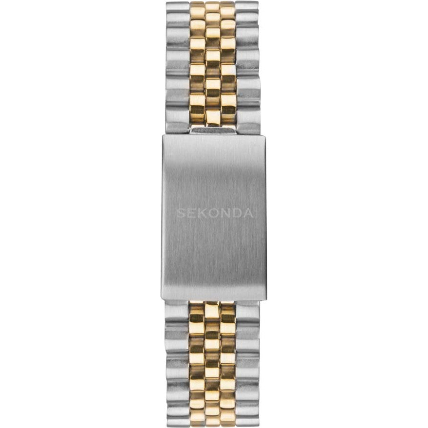 Sekonda Mens Watch with Blue Dial and Town Tone Bracelet 1869