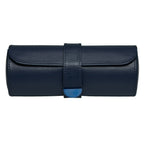 Wolf Earth Triple Watch Roll Midnight Blue 190617