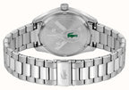 Lacoste Monceau Mens Watch with Green Dial and Silver Strap 2011354