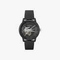 Lacoste 12.12 Mens Automatic Watch with Black Dial and Black Strap 2011383