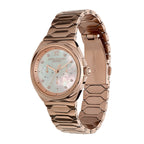 Olivia Burton Lustre Ladies Watch with Mother of Pearl Dial and Rose Gold Bracelet 24000151