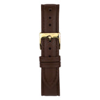 Nordgreen Native Scandinavian Gold Men's Watch with Brown Leather Strap