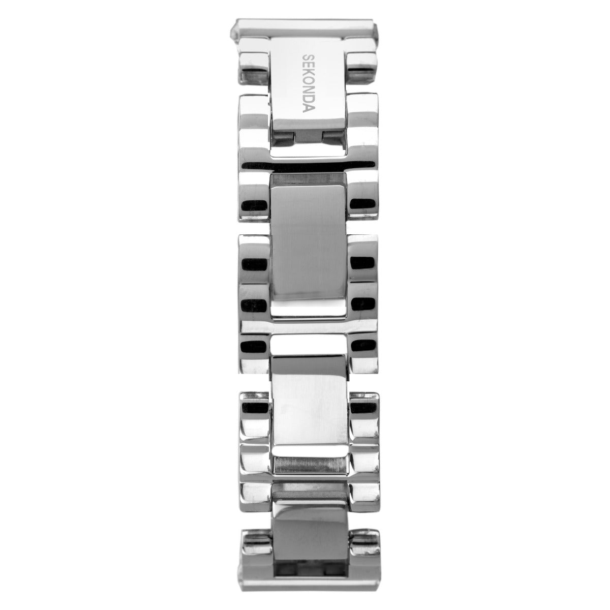Seksy Edge Watch with Silver Bracelet & Silver Dial 40044