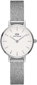 Daniel Wellington Ladies Watch with Silver Dial and Silver Milanese Strap DW00100442
