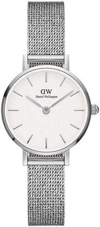 Daniel Wellington Ladies Watch with Silver Dial and Silver Milanese Strap DW00100442