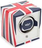 WOLF Navigator Cub Automatic Watch Winder for 1 Watch Union Flag Design 462404