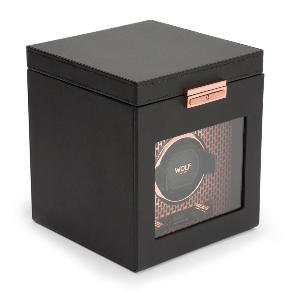 Wolf Axis Single Watch Winder with Storage 469216