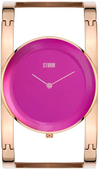 Storm Amiah Ladies Watch with Purple Dial and Rose Gold Bracelet 47323/RG