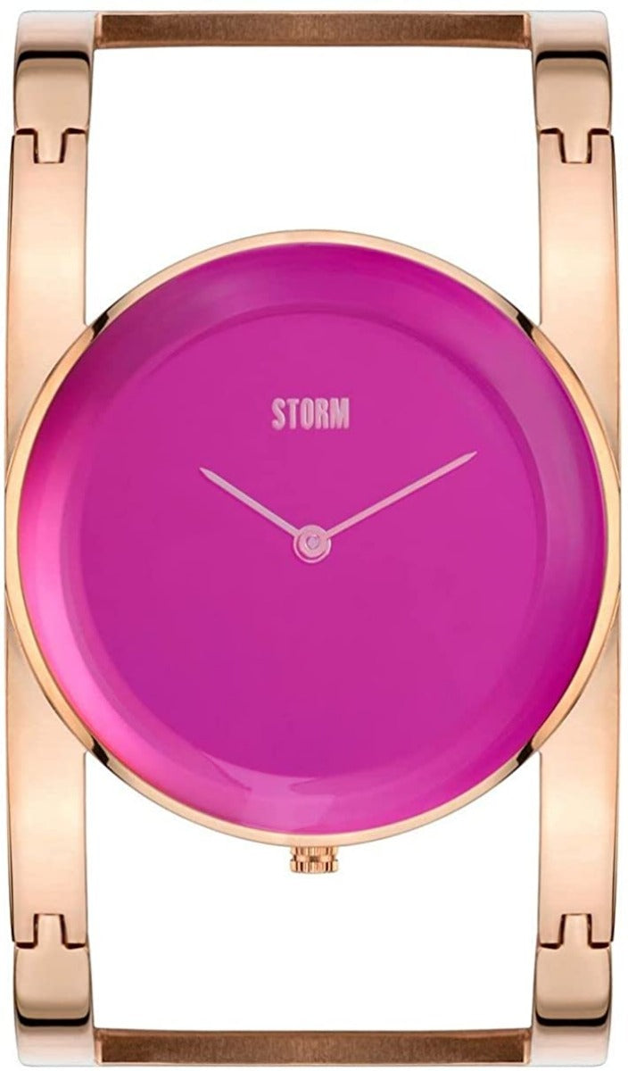 Storm Amiah Ladies Watch with Purple Dial and Rose Gold Bracelet 47323/RG
