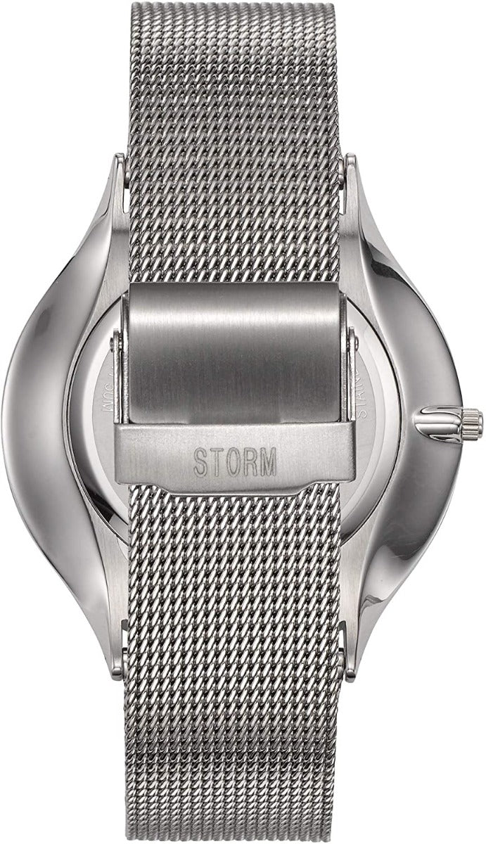 STORM Cobra-X Green Watch with Green Dial and Silver Milanese Strap 47427/GN