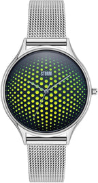 STORM Cobra-X Green Watch with Green Dial and Silver Milanese Strap 47427/GN