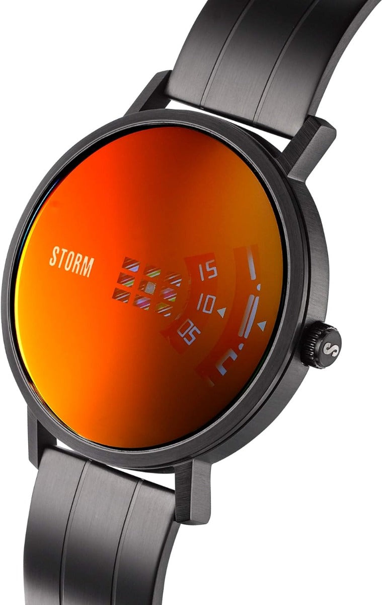 STORM REMI V2 Mens Watch with Slate Red Dial and Black Strap 47458/SL/R