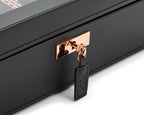 Wolf Axis Copper Vegan Leather Watch Box for 8 Watches 488016