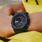 Casio G-Shock Mens Analogue-Digital Watch with Black Dial and Black Strap GA-B2100-1A1ER
