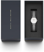 Daniel Wellington Ladies Watch with Silver Dial and Silver Milanese Strap DW00100442