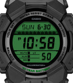 Casio G-Shock Mens Digital Watch with Green Dial and Black Strap GD-010BEG-1ER