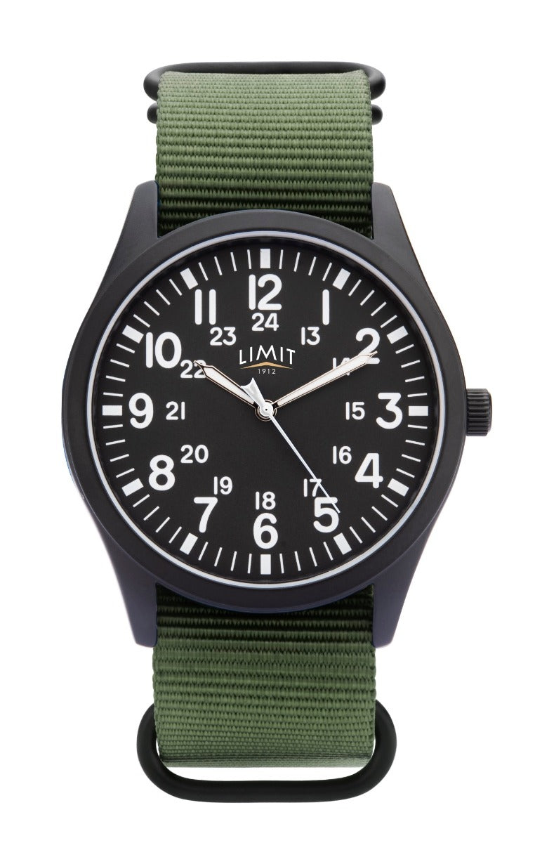 Limit Mens Canvas Strap Watch 5723