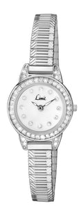 Limit Women's Quartz Watch with White Dial Analogue Display and Silver Stainless Steel Bracelet 6068.02