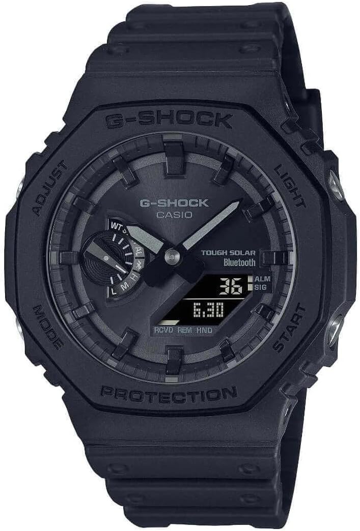 Casio G-Shock Mens Analogue-Digital Watch with Black Dial and Black Strap GA-B2100-1A1ER