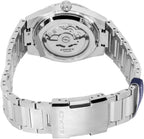 Casio Edifice Mens Automatic Watch with White Dial and Silver Strap EFK-100D-7AER