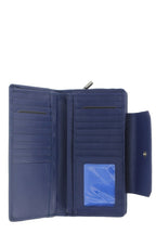 Storm Embassy Ladies Large Navy Leather Purse