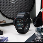 Casio G-Shock Mens Digital Watch with Black Dial and Black Strap DW-5900U-1ER
