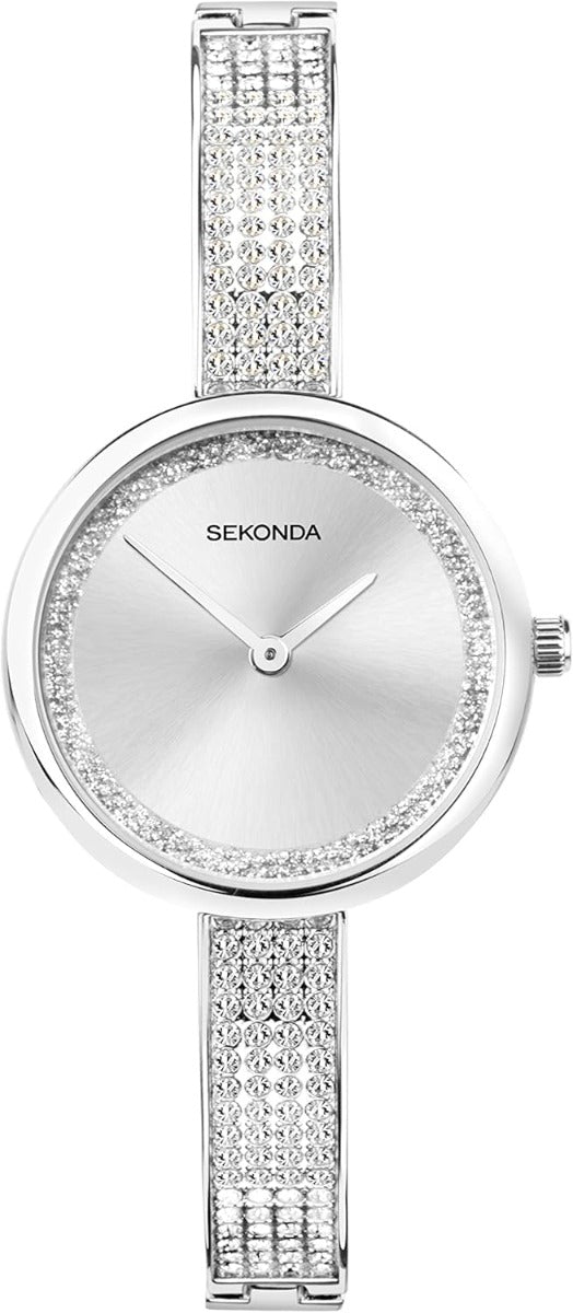 Sekonda Aurora Ladies Watch with Silver Dial and Silver Strap 40597