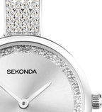 Sekonda Aurora Ladies Watch with Silver Dial and Silver Strap 40597