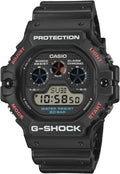Casio G-Shock Mens Digital Watch with Black Dial and Black Strap DW-5900U-1ER