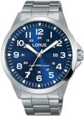 Lorus Gents Watch with Blue Sunray Dial and Stainless Steel Bracelet RH925GX9