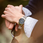 Casio Edifice Mens Automatic Watch with Blue Dial and Silver Strap EFK-110D-2AER