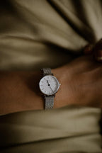 Daniel Wellington Ladies Watch with Silver Dial and Silver Milanese Strap DW00100442