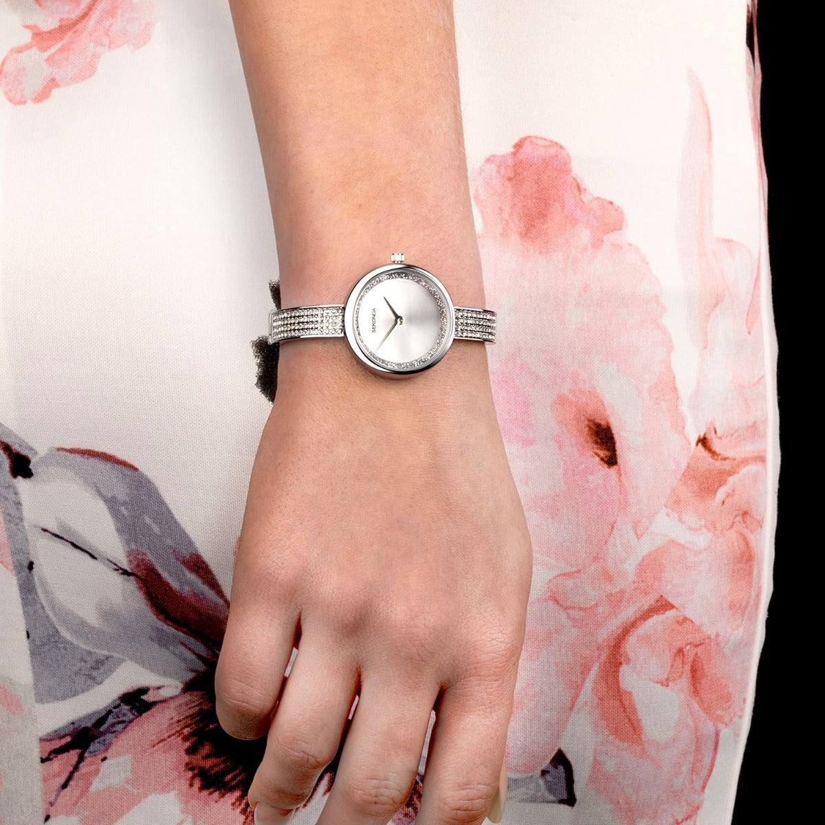 Sekonda Aurora Ladies Watch with Silver Dial and Silver Strap 40597