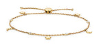 9ct Yellow Gold Diamond Bracelet 0.08 CT