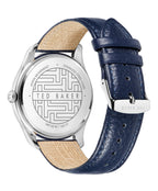 Ted Baker Mens Watch with Blue Dial and Blue Leather Strap BKPDQS107