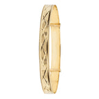 9ct Yellow Gold Expanding Bangle