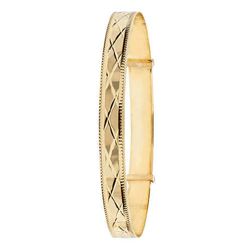 9ct Yellow Gold Expanding Bangle