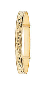 9ct Yellow Gold Expanding Bangle