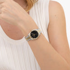 Boss Graceful Precious Ladies Watch with Black Dial and Two Tone Strap 1502811