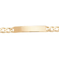 9ct Yellow Gold 8.5" ID Bracelet