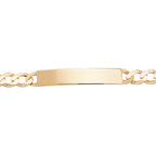 9ct Yellow Gold 8.5" ID Bracelet