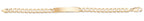 9ct Yellow Gold 8.5" ID Bracelet